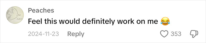 Comment by Peaches reacting to baby farting tips: "Feel this would definitely work on me," with laughing emoji. Comment by Peaches reacting to baby farting tips: "Feel this would definitely work on me," with laughing emoji.