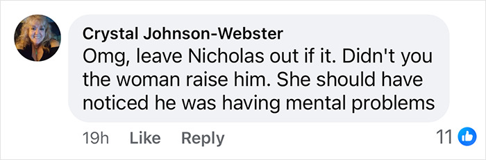 Comment on Nicolas Cage related incident, expressing opinion on parenting and mental health responsibility.