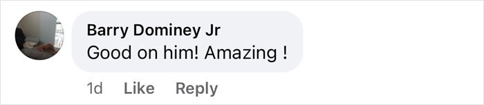 Online comment praising weight loss journey.