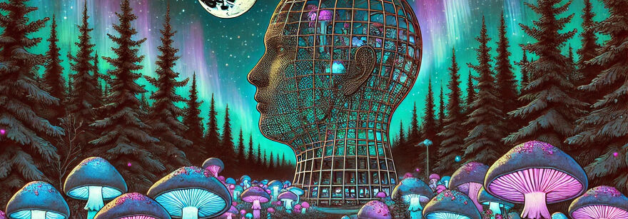 This Is A Picture Of Magic Mushrooms Growing Around Calgary Landmarks