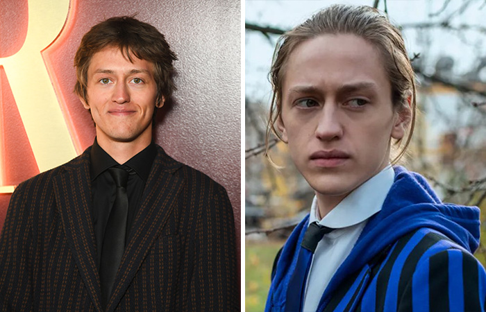 Young male actor in formal attire and casual wear outdoors; careers crushed before big break.