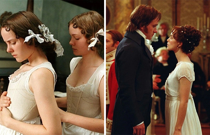 Period costume scenes depict historical inaccuracy in Hollywood films.