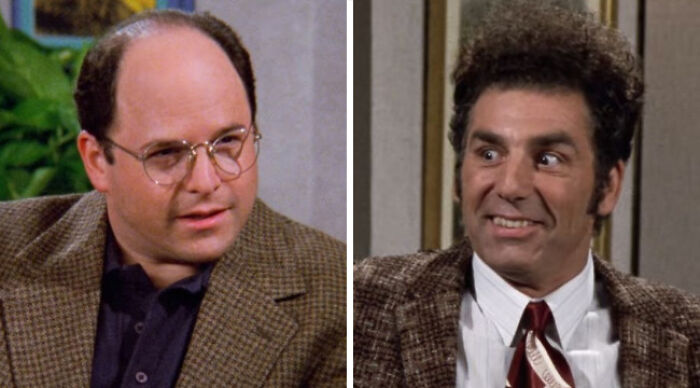 George Costanza and Kramer in Seinfeld