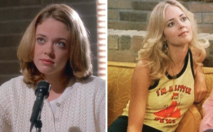 Two actresses in different scenes, exemplifying actors replaced mid-production.
