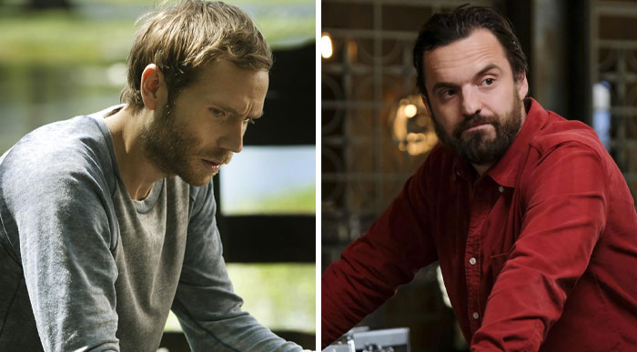 Two actors portrayed in a split image; showcasing mid-production replacements in a TV series.