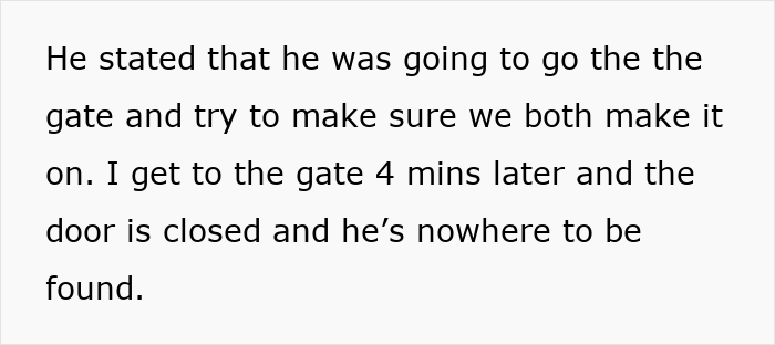 “Would 1000000% Be The End For Me”: Guy Flies Home Without GF, Makes Her Doubt Their Relationship “Would 1000000% Be The End For Me”: Guy Flies Home Without GF, Makes Her Doubt Their Relationship
