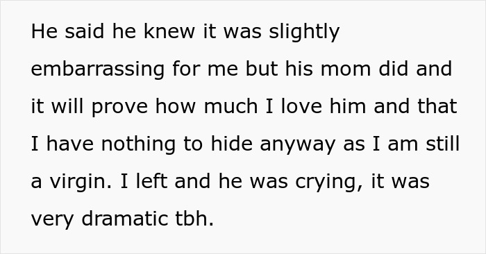 Groom’s Demand For A Virginity Inspection Costs Him His Fiancée: “I Ended It And Left Him” Groom’s Demand For A Virginity Inspection Costs Him His Fiancée: “I Ended It And Left Him”