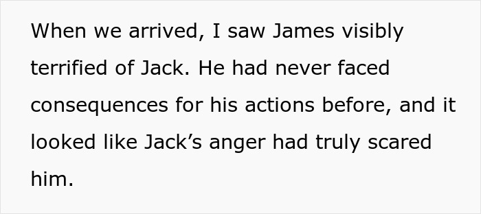 Text discussing a nephew's fear and consequences after his uncle takes him in due to his brother's boundary issues.