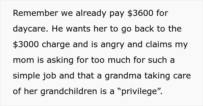 Husband Complains Grandma&rsquo;s Babysitting Is "Too Expensive," Learns The Hard Way How Cheap It Was