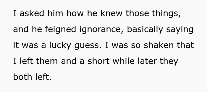 Text image discussing a student's creepy comment, leaving the person shaken and questioning if they're being paranoid. Text image discussing a student's creepy comment, leaving the person shaken and questioning if they're being paranoid.
