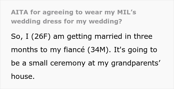 Woman Loses It As Mom Gives Away Her Wedding Dress To Pregnant SIL, Says She’s “Living In Sin” Woman Loses It As Mom Gives Away Her Wedding Dress To Pregnant SIL, Says She’s “Living In Sin”
