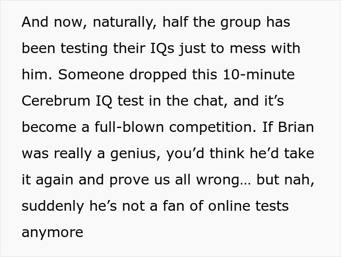 Man Uses His 131 IQ To Insult Others, Gets Humbled In The Best Way