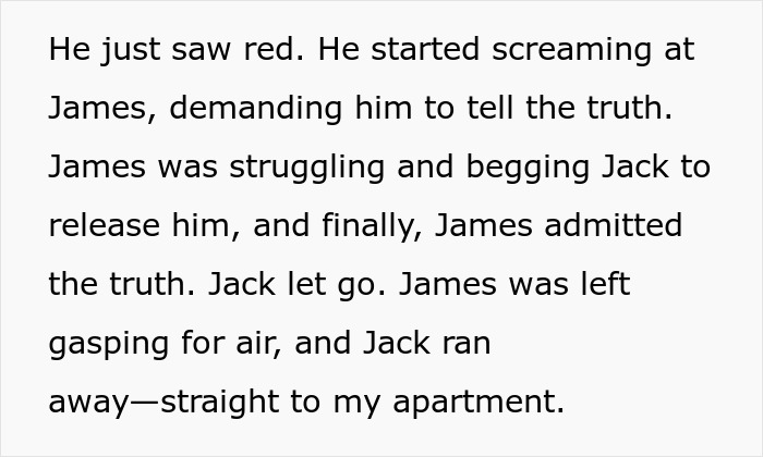 Text excerpt about an intense argument involving boundaries between two brothers.