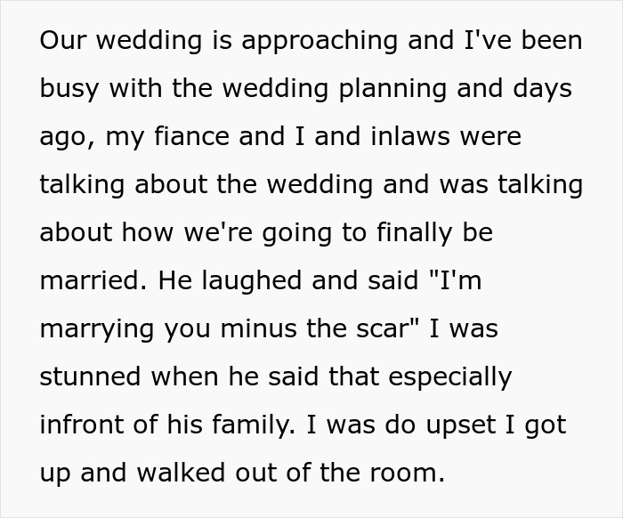 Woman Postpones Her Wedding, People Advise To Call It Off Because Of Fiancé’s Hurtful Comments Woman Postpones Her Wedding, People Advise To Call It Off Because Of Fiancé’s Hurtful Comments