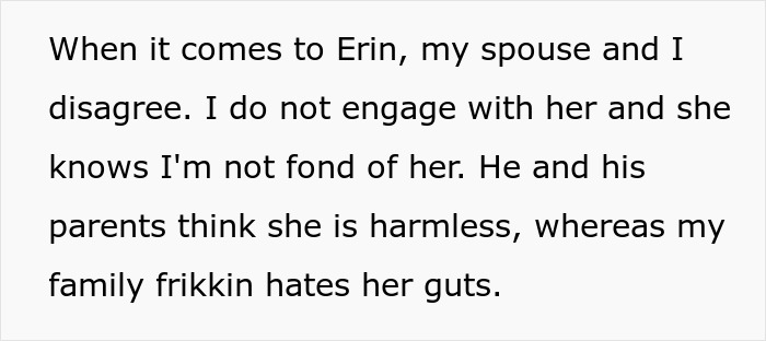 Text discussing family disagreements related to a vegan sister-in-law and her impact on family dynamics. Text discussing family disagreements related to a vegan sister-in-law and her impact on family dynamics.