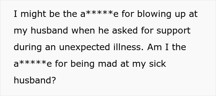 Sleep-Deprived Wife Loses It As Sick Husband Keeps Waking Her Up, Then Asks For Help Sleep-Deprived Wife Loses It As Sick Husband Keeps Waking Her Up, Then Asks For Help