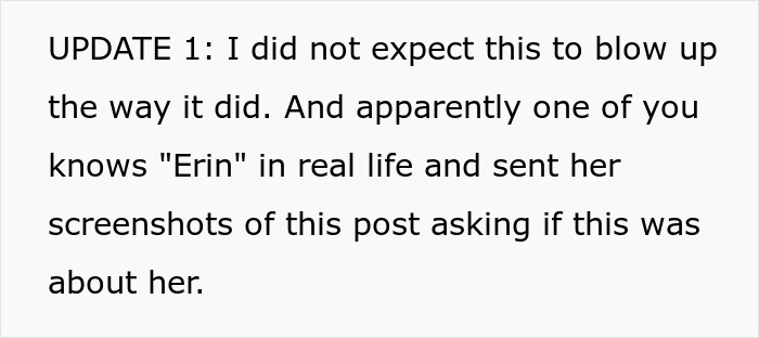Text update about a vegan SIL causing unexpected attention and drama after being identified in real life. Text update about a vegan SIL causing unexpected attention and drama after being identified in real life.