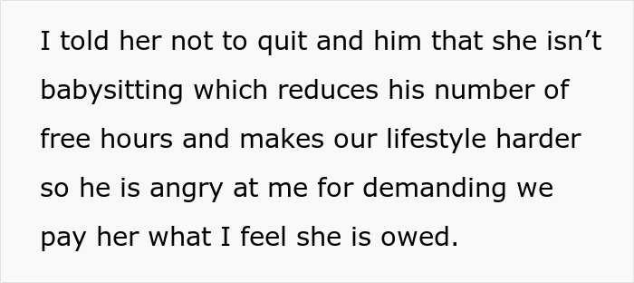 Husband Complains Grandma&rsquo;s Babysitting Is "Too Expensive," Learns The Hard Way How Cheap It Was