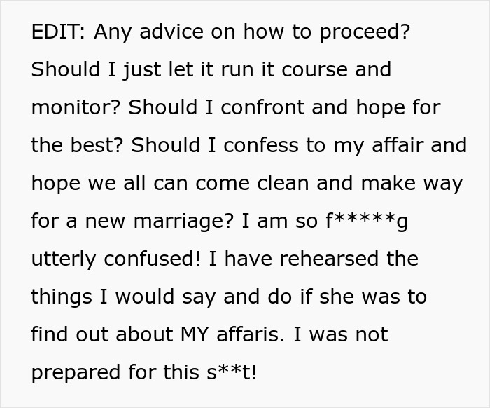 Confused person seeks marriage advice after years of infidelity, wondering how to confess and move forward. Confused person seeks marriage advice after years of infidelity, wondering how to confess and move forward.