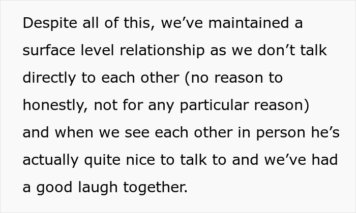 Text about a surface-level relationship and communication dynamics. Text about a surface-level relationship and communication dynamics.