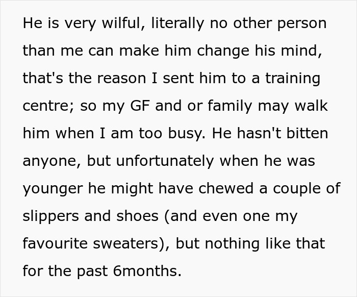 Text about an untrainable dog and its impact on the man's relationships.