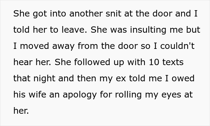 Text exchange highlights tension between mom and kids' stepmom over bonding issues. Text exchange highlights tension between mom and kids' stepmom over bonding issues.