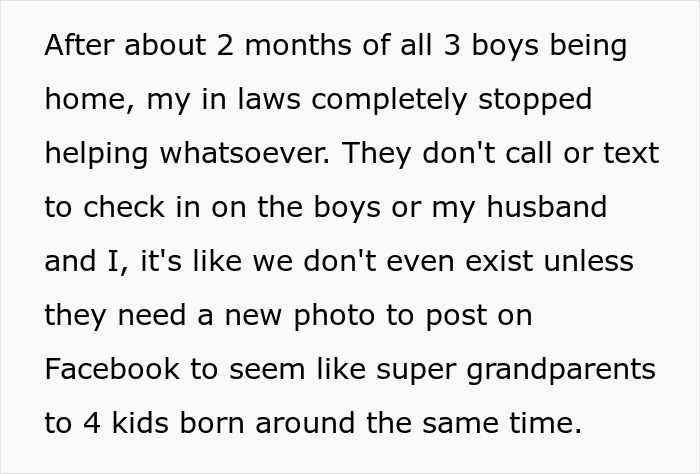 Grandparents Favor Daughter's Kid Over Son's Triplets, So Wife Cancels B-Day Invite