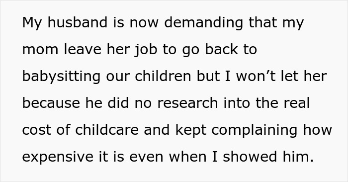 Husband Complains Grandma&rsquo;s Babysitting Is "Too Expensive," Learns The Hard Way How Cheap It Was