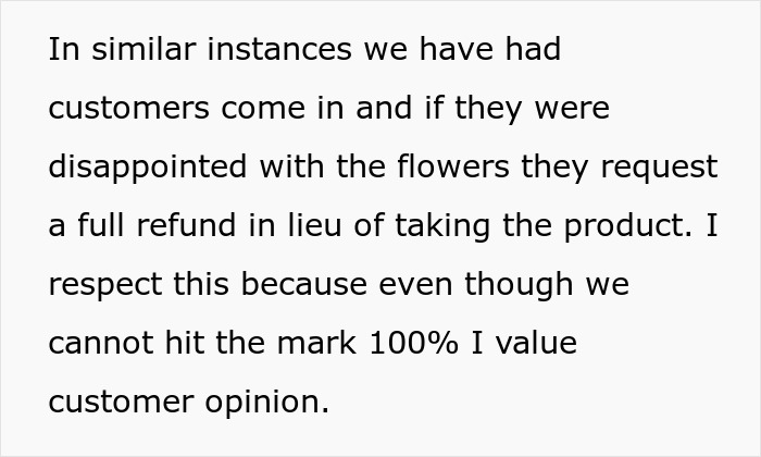 Text discussing customer satisfaction and refunds for unsatisfactory products. Text discussing customer satisfaction and refunds for unsatisfactory products.