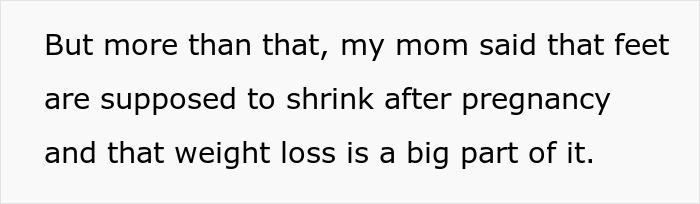 Text discussing pregnancy impact on feet and weight loss, related to returning-wife-shoes. Text discussing pregnancy impact on feet and weight loss, related to returning-wife-shoes.