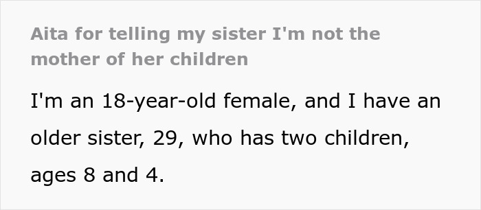 Text excerpt about a teen prioritizing her future over babysitting her sister's kids.