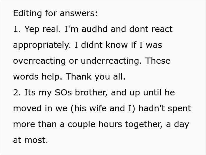 Text discussing a person's reaction to their roommate's behavior and adjusting to shared living space dynamics. Text discussing a person's reaction to their roommate's behavior and adjusting to shared living space dynamics.