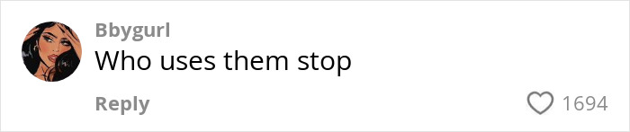 Comment questioning makeup tester use at Sephora, with many likes. Comment questioning makeup tester use at Sephora, with many likes.