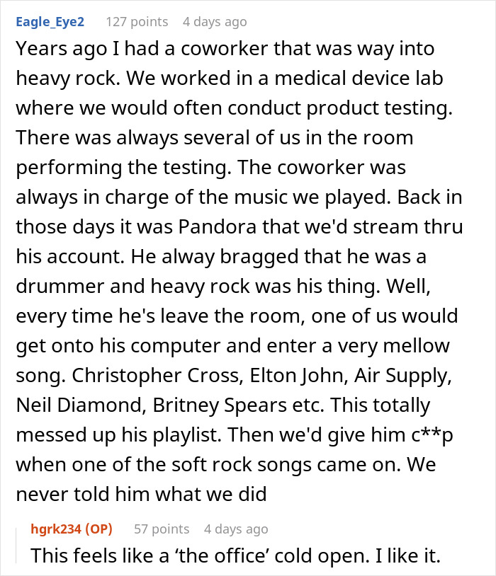 Text exchange about someone discovering they were used by a friend and taking petty revenge by changing music playlists. Text exchange about someone discovering they were used by a friend and taking petty revenge by changing music playlists.
