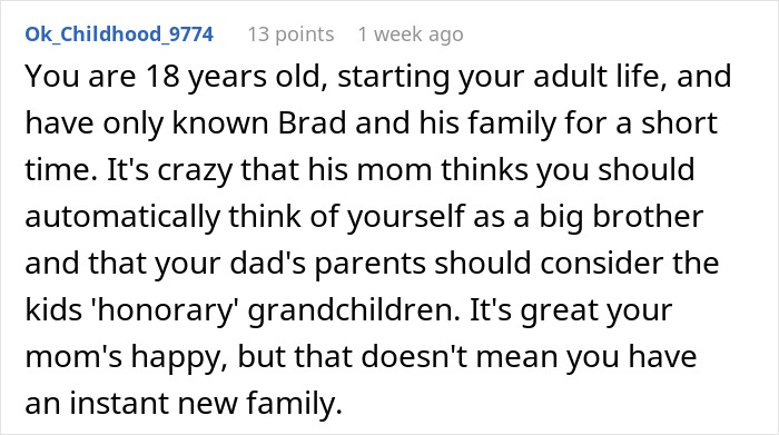 Teen Prioritizes His Mom Over Her New Family, Doesn’t Get Why Everyone’s So Upset Teen Prioritizes His Mom Over Her New Family, Doesn’t Get Why Everyone’s So Upset