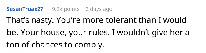 Comment on roommate's no-pants rule violation, suggesting stricter boundaries and tolerance levels. Comment on roommate's no-pants rule violation, suggesting stricter boundaries and tolerance levels.