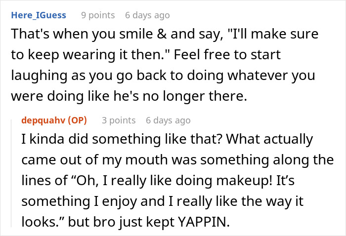 Comments discussing a woman's reaction to a coworker's audacity in a shocking situation. Comments discussing a woman's reaction to a coworker's audacity in a shocking situation.