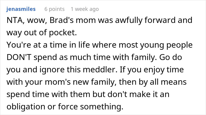 Teen Prioritizes His Mom Over Her New Family, Doesn’t Get Why Everyone’s So Upset Teen Prioritizes His Mom Over Her New Family, Doesn’t Get Why Everyone’s So Upset