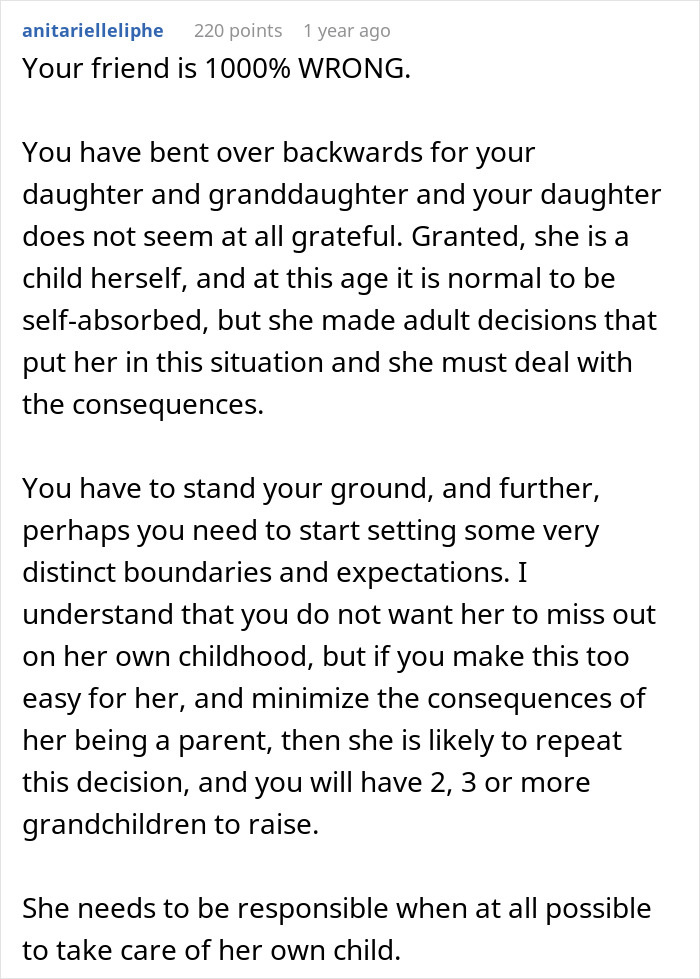 Text exchange about a grandma setting boundaries for babysitting plans on Valentine&rsquo;s Day.