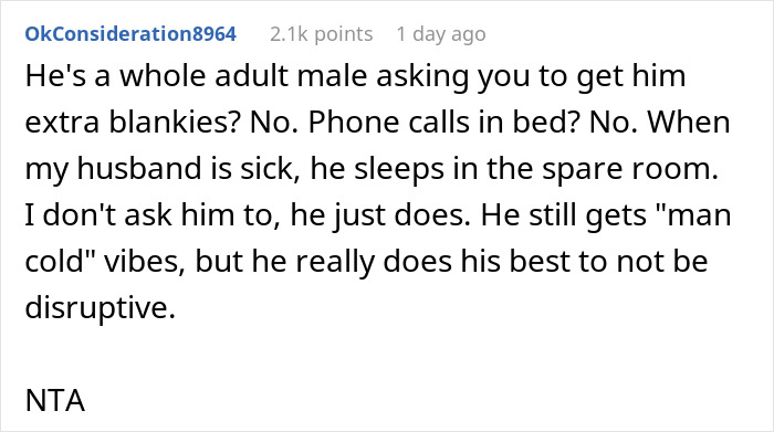 Sleep-Deprived Wife Loses It As Sick Husband Keeps Waking Her Up, Then Asks For Help Sleep-Deprived Wife Loses It As Sick Husband Keeps Waking Her Up, Then Asks For Help