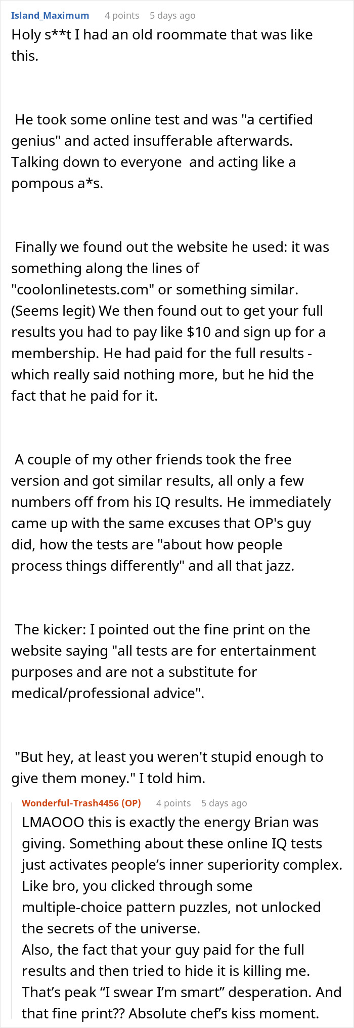 Man Uses His 131 IQ To Insult Others, Gets Humbled In The Best Way