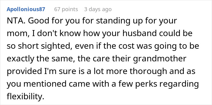 Husband Complains Grandma&rsquo;s Babysitting Is "Too Expensive," Learns The Hard Way How Cheap It Was