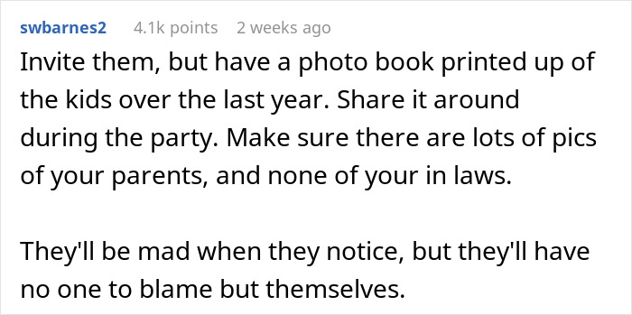 Grandparents Favor Daughter's Kid Over Son's Triplets, So Wife Cancels B-Day Invite