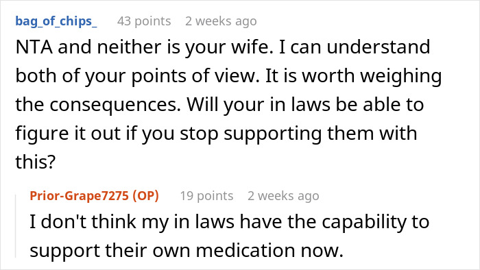 Reddit users discussing financial support and family responsibilities. Reddit users discussing financial support and family responsibilities.