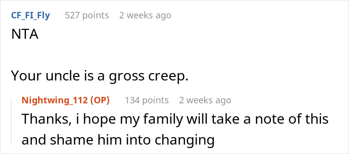 Guy Is Disgusted By His Uncle For Being Too Touchy With His GF, Calls Him Out In Front Of Everyone