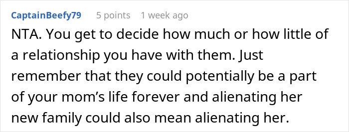Teen Prioritizes His Mom Over Her New Family, Doesn’t Get Why Everyone’s So Upset Teen Prioritizes His Mom Over Her New Family, Doesn’t Get Why Everyone’s So Upset