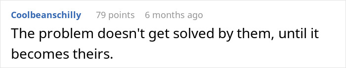 Reddit comment saying problems aren't solved by HR until they become HR's. Reddit comment saying problems aren't solved by HR until they become HR's.