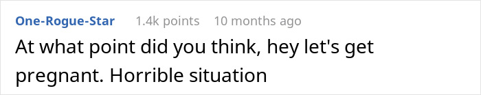 Reddit comment discussing a difficult situation involving a pregnant girlfriend and money issues. Reddit comment discussing a difficult situation involving a pregnant girlfriend and money issues.
