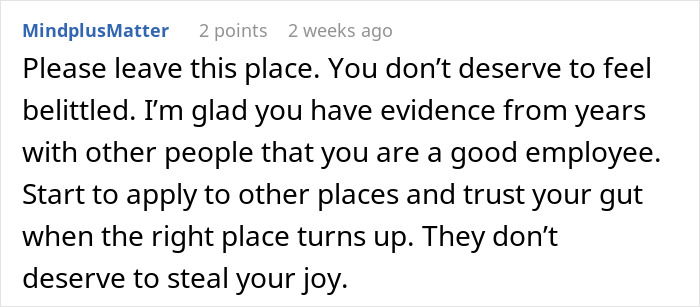 Text exchange discussing feeling uncomfortable in a group chat, advising to trust your gut and leave the place.