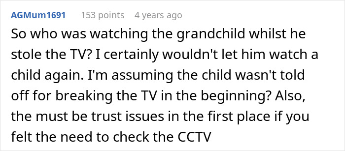 28YO Steals Parents' TV Claiming His Niece Broke It, Mom Horrified To Learn Truth And Calls Police